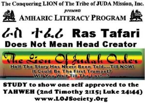 RasTafari Does Not Mean Head Creator!