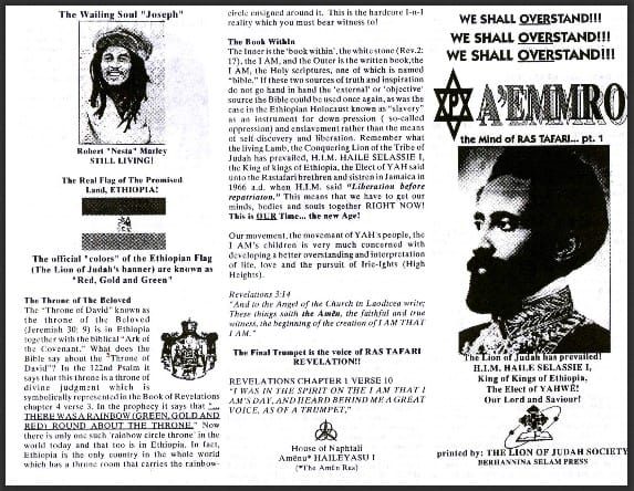 A'EMMRO | Rastafari Study Tracts #01 | WE SHALL OVERSTAND!!!