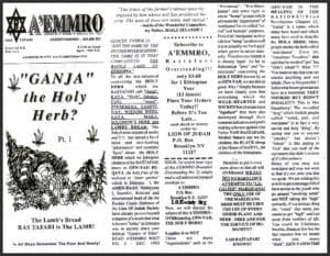 A'EMMRO | Rastafari Study Tracts #6 | "GANJA" the Holy Herb?