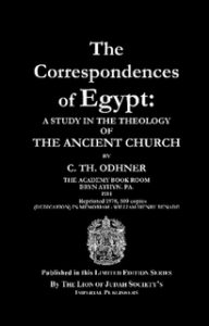 Free PDF Book | The Correspondences of Egypt - A Study in the Theology of the Ancient Church By C. Th. Odhner