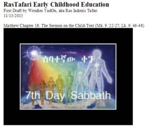 RasTafari Early Childhood Education